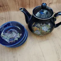 قوری ونعلبکی طاووسی