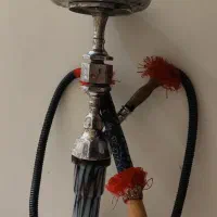 قلیان برنجی قلم زنی شده