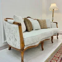 مبل سه گل فرانسوی (تولیدی زرین چوب)