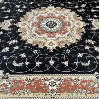 فرش ۱۲ متری مهستان ۷۰۰ شانه سورمه ای