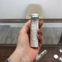 ساچمه نقره۹۹۹.۹ و ایینه شمعدان و ظروف نقره کریستال