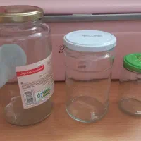 شیشه مربایی در سه سایز مختلف
