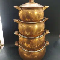 سرویس قابلمه مسی نو سنگین وزن ۴ تایی