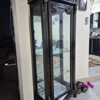 کمدMDF به عرض۹۰  و ویترین آینه ای