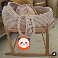 کریر تریکو بافی همراه پایه و تشک و بالشت