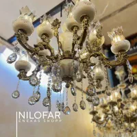 فروش ویژه اقساطی انواع لوستر های برنز و LED
