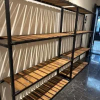 قوطی چوب رگال بست تک بست دوبل اتاق پرو چوبکار لباس