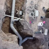 دریل تخریب وصل فاضلاب شهری