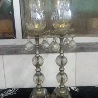 یک جفت شمعدان .زیرقیمت بازار.نو و سالم و تمیز