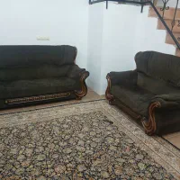 مبل ۷ نفره منزل با چوب گردو