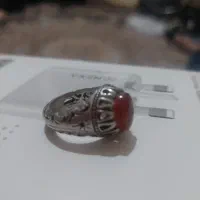 انگشتر نقره عقیق رکاب زیبا
