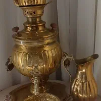 سماور ذغالی برنز