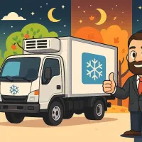 حمل و نقل حمل بار نیسان یخچالی ایسوزو یخچالدار