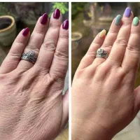 دست های سفید و بدون افتادگی داشته باش