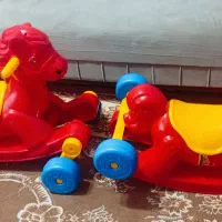 دو عدد اسباب بازی اسب دوکاره