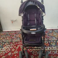 کالسکه دلیجان مدل یوفو رنگ بادمجانی