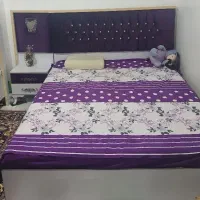 سرویس تخت وپاتختی تشک رویال  میز آرایش