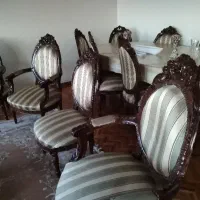 مبل ۹نفره استیل به همراه میز نهار خوری ۱۰نفره