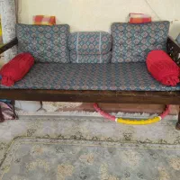 تخت سنتی چوبی همراه شاه نشین 6200