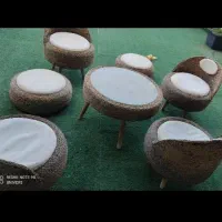 میز و صندلی حصیر