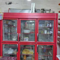 یخچال 6 دره ویترینی  صنعتی و ترازو و قفس فروشگاهی
