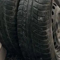 لاستیک و رینگ ماشین پراید دو عدد