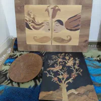 تابلو منبت معرق کار دست استاد