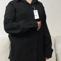 شومیز مشکی نخی زارا zara