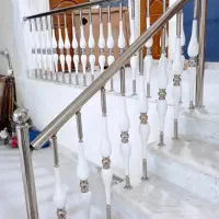 ساخت و نصب نرده استیل ضمانت با مهر مغازه