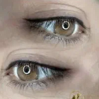 خط چشم بن مژه