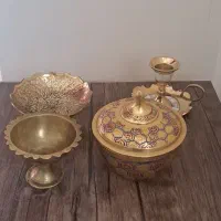 ظروف برنجی بسیار شیک