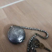 ساعت جیبی نقره کلکسیونی توضیحات را مطالعه کنید