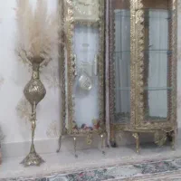 بوفه برنجی،ساعت برنجی گلدان برنجی،برنج خالصه