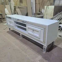 میز تی وی و جاکفشی رنگی سفید