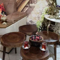 میز عسلی روستیک