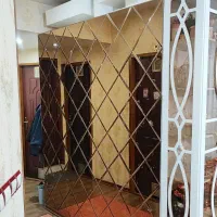 آینه پازلی دکوراتیو لوزی برنز