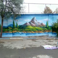 نقاشی دیواری ویژه مدارس تهران