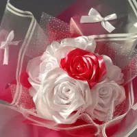 گل روبانی زیبا برای کادو