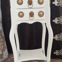 میز تلفن چوبی