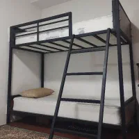 تخت دو طبقه فلزی محکم