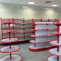قفسه با حفاظ آبکاری استیل و قرمز