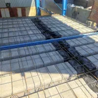 سقف زن،شناژ بندی اسکلت بنایی