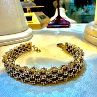 دستبند لوکس بدون اجرت بدون نگین