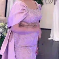 پیراهن مجلسی سنگ کاری شده