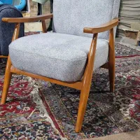 مبل مینیمال  دسته چوبی