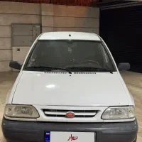 پراید مدل ۹۰ دور رنگ سفید در حد