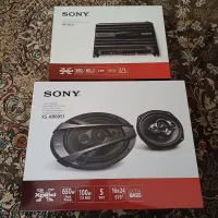 سیستم باکیفیت سونی باند 6951 و آمپ 502 (نو)