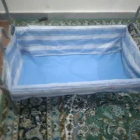 تخت بچه واسباب بازی بچه در حد نو
