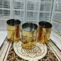سطل گالوانیزه استیل سرتاس سطل حبوبات آجیل قفسه
