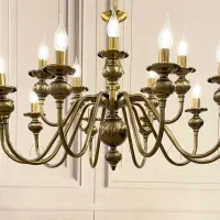 لوستر فلزی مدل رومی از ۵ شاخه به بالا